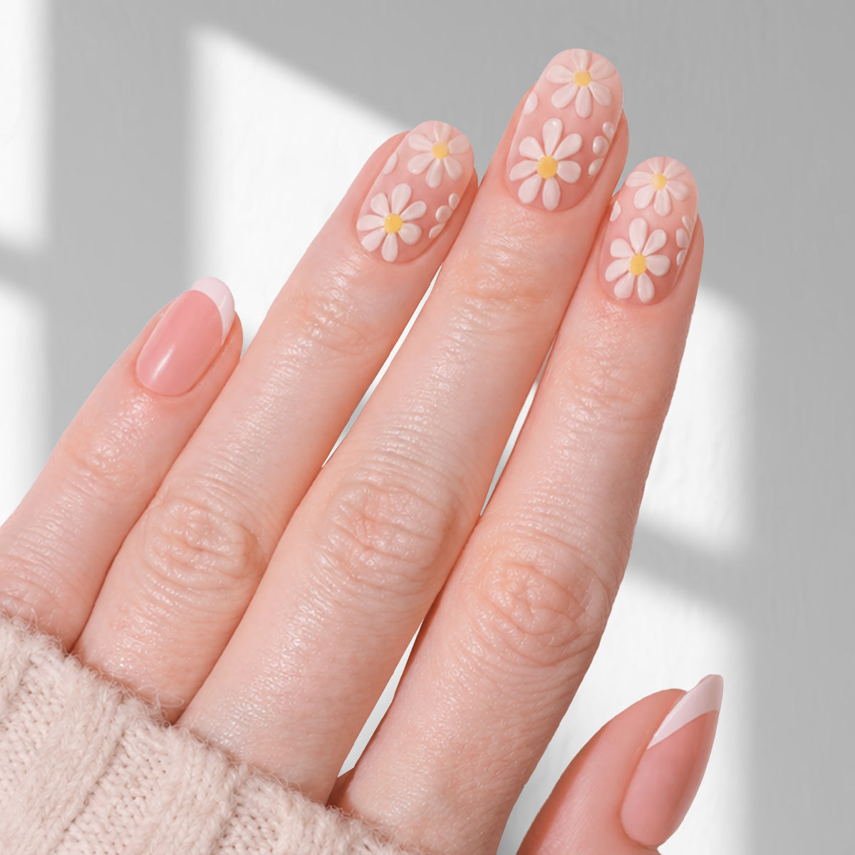 Daisy nail ☺︎ 断捨離中 専用 Daisy Daydream - Oval Sustainable Nails – Sistaco™