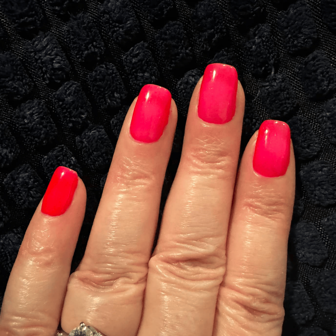 Hot Pink - Matte Neon Nail Powder