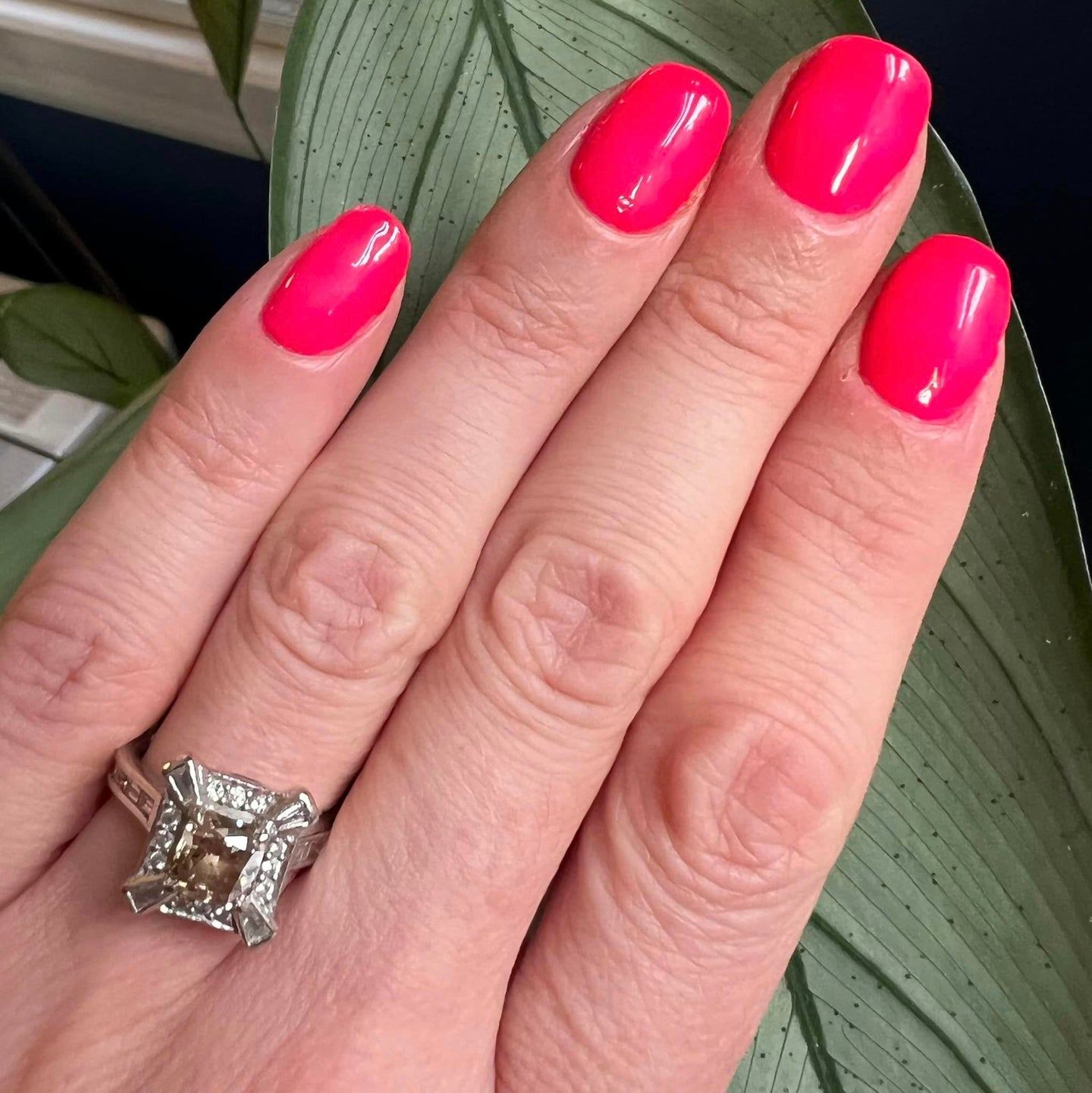 Hot Pink - Matte Neon Nail Powder