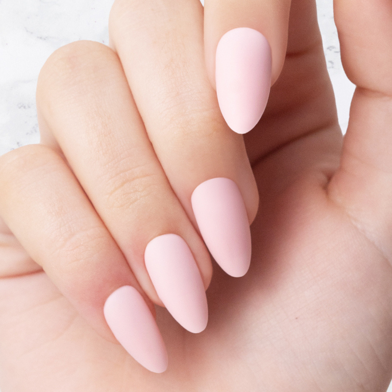 Sustainable Nails Muted Pink Almond