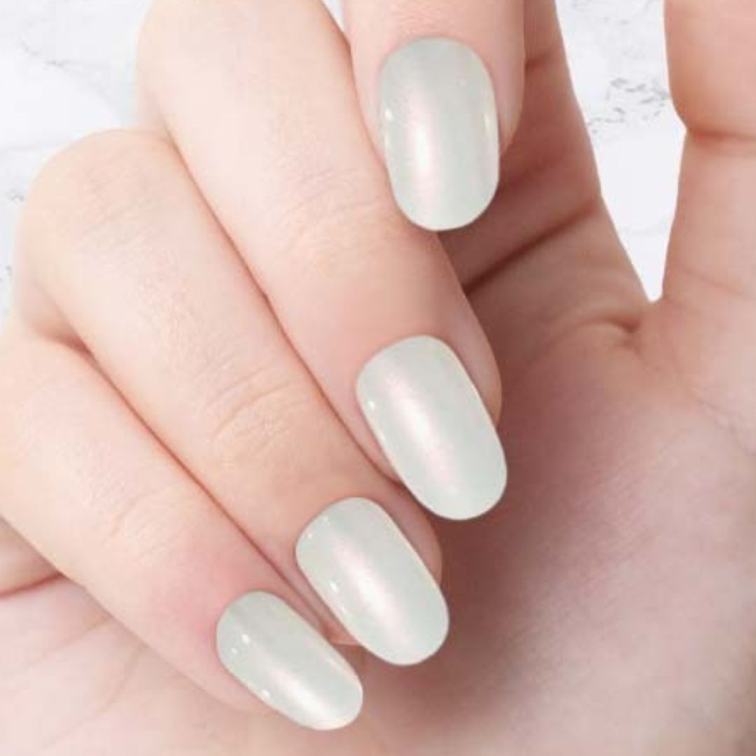 Alabaster Glazed - Oval - Sustainable Nails