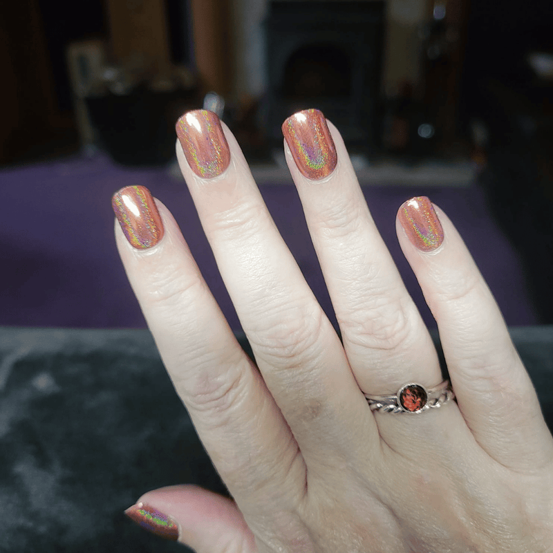 Auburn - Holographic Nail Powder