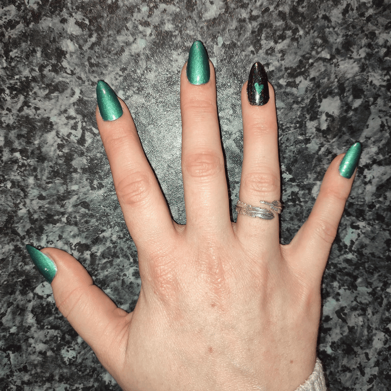 Dark Cyan - Classic Nail Powder