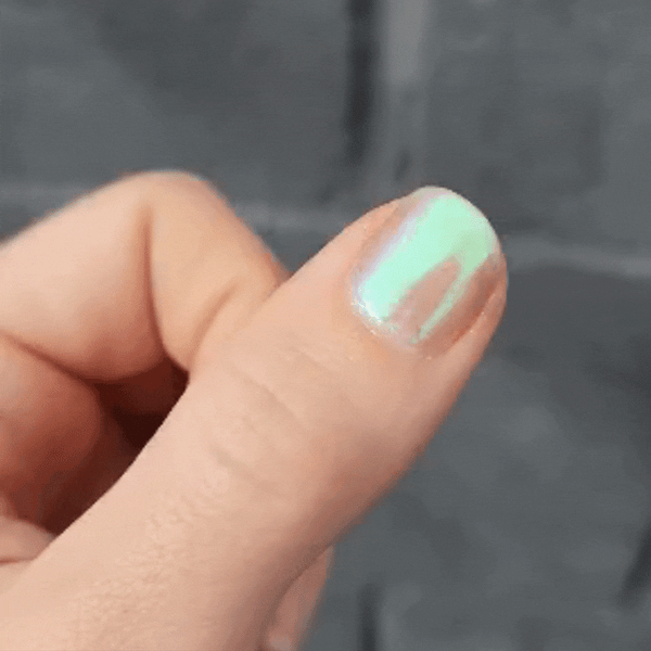 Nails showing white hue