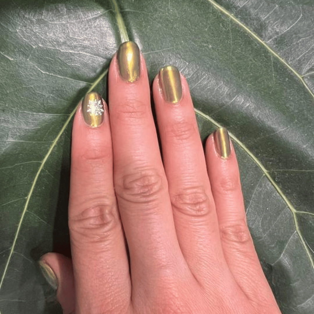Golden - Shade Shift Metallic Nail Powder