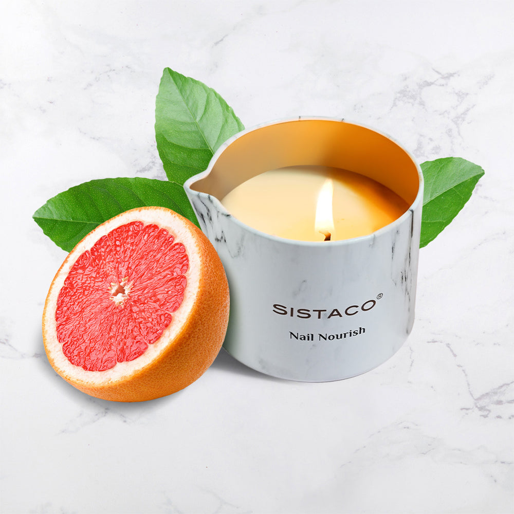 Nail Nourish Candle - Citrus Paradisi Grapefruit + Vanilla