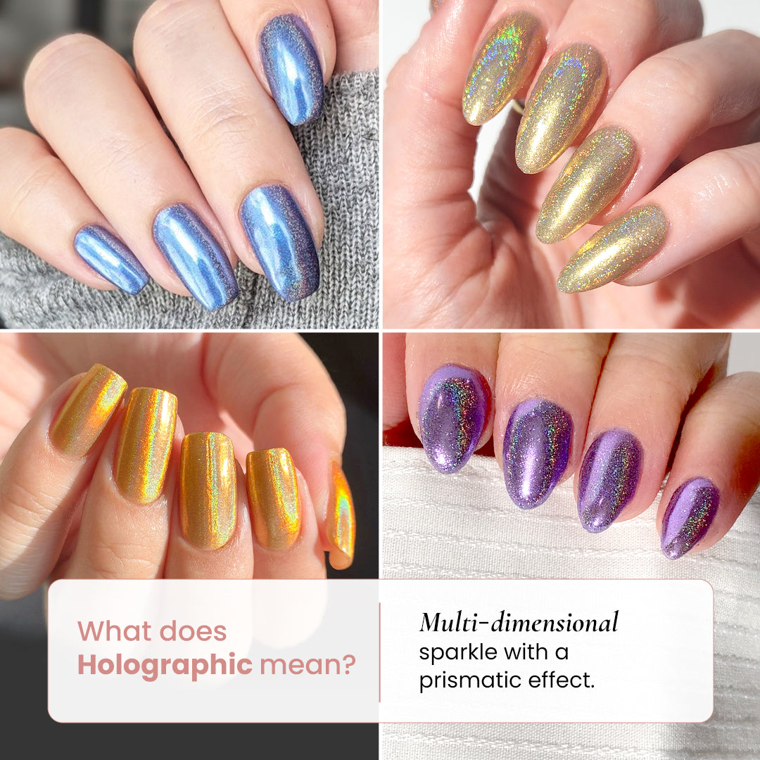 Auburn - Holographic Nail Powder