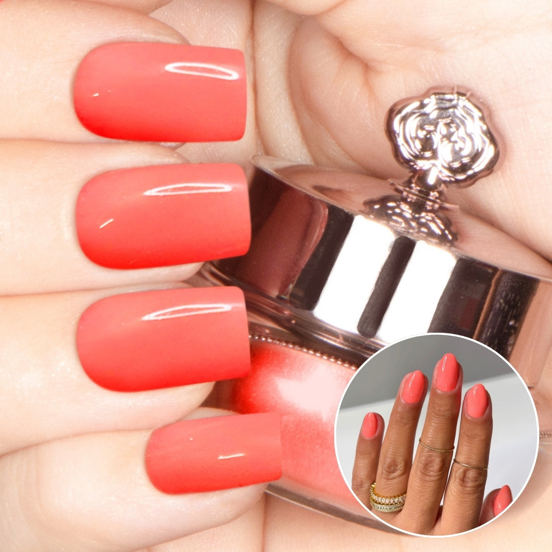 Hot Coral - Classic Nail Powder