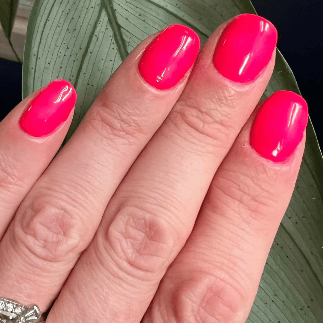 Hot Pink - Matte Neon Nail Powder
