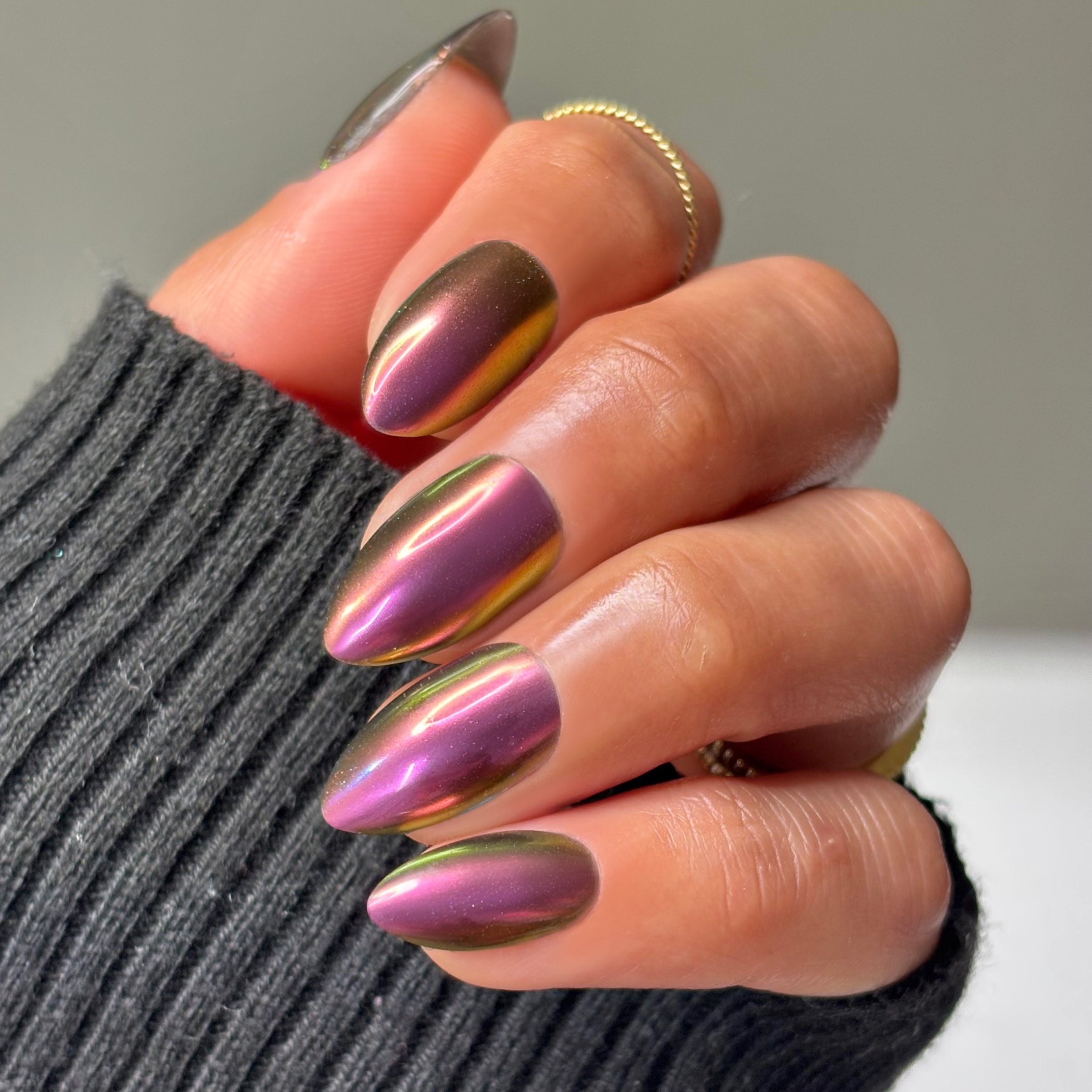 Dark Purple Prism - Holographic Nail Powder