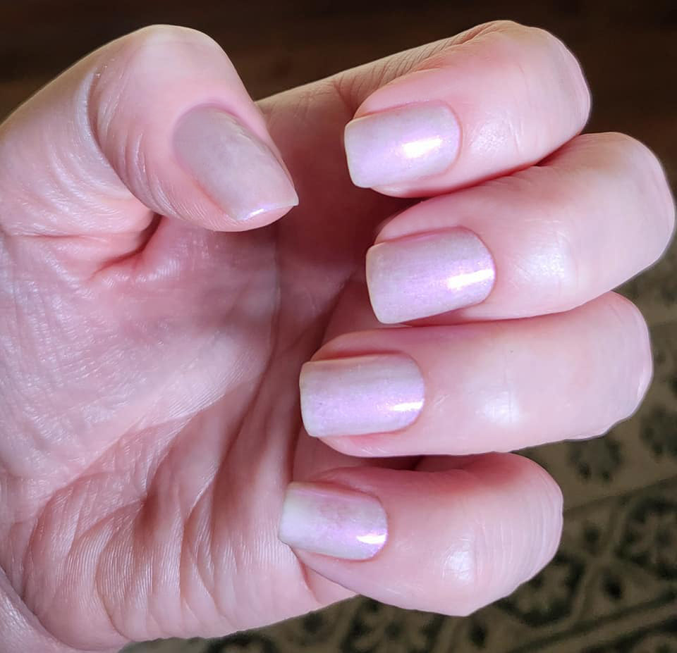 Hands showing a shade of white