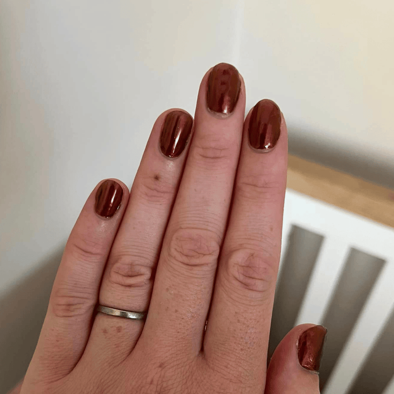 Maroon - Metallic Nail Powder