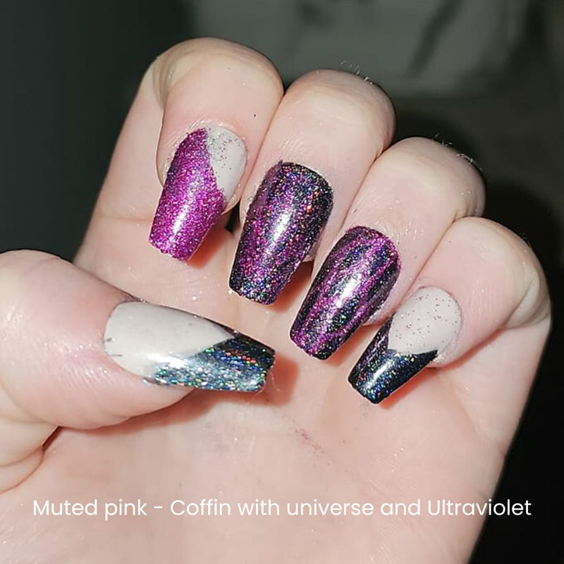 Sustainable Nails - Muted Pink - Coffin