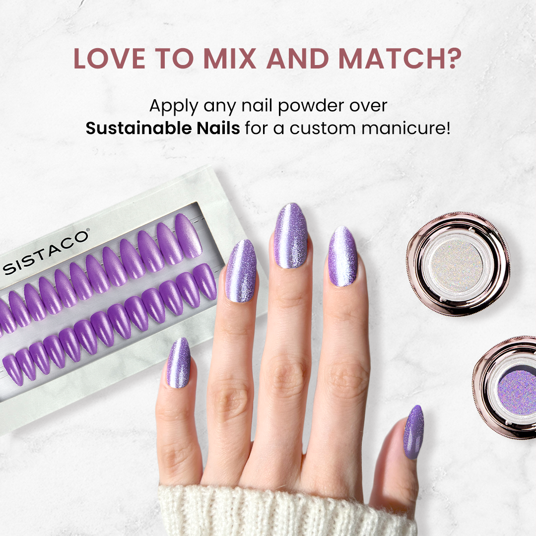 Petal Pressed - Oval Sustainable Nails