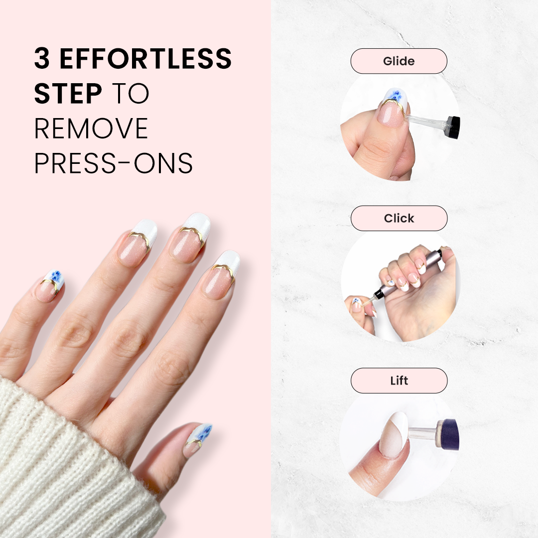 Petal Pressed - Oval Sustainable Nails