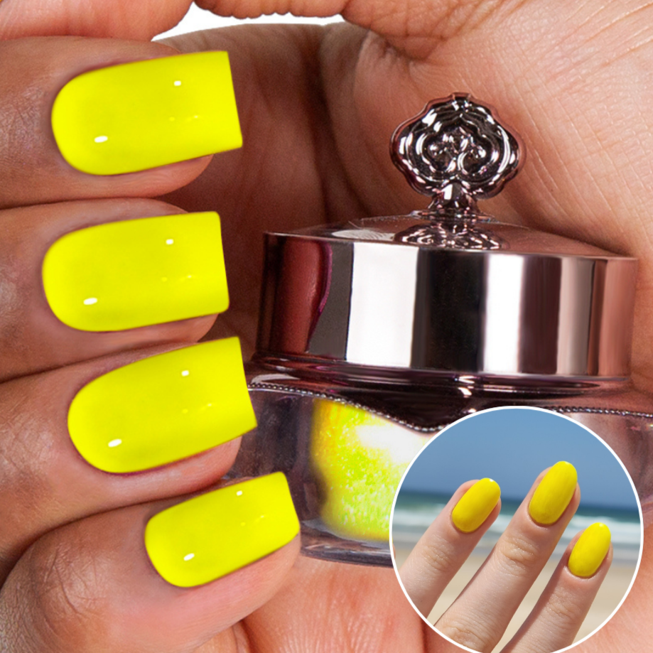 Lemon - Matte Neon Nail Powder