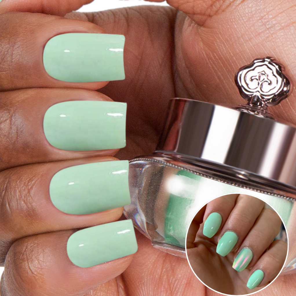 Green Tea - Matte Nail Powder