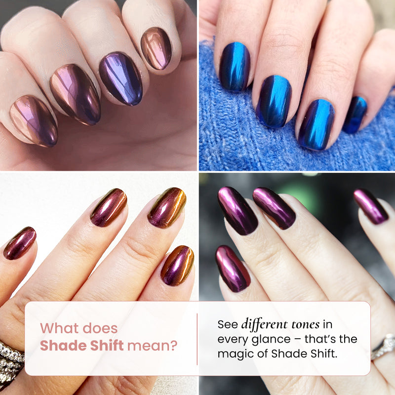 Saffron - Shade Shift Metallic Nail Powder - Pre Order