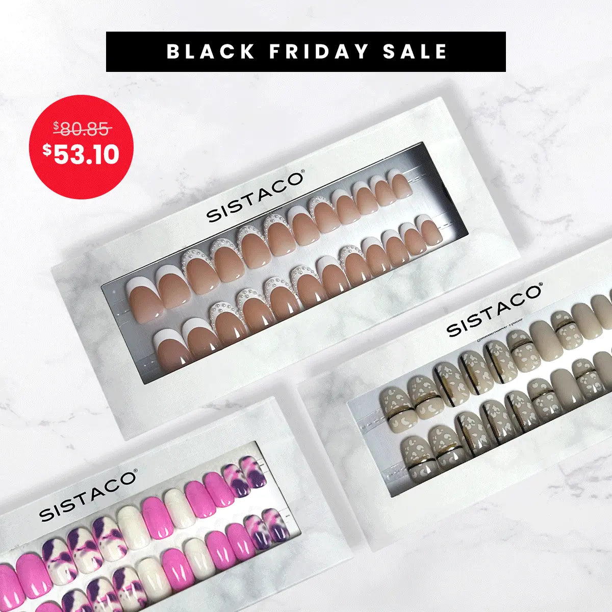 3 Piece Sustainable Nails Pack