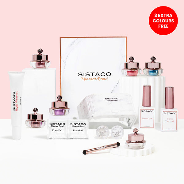 Sistaco™ Mineral Bond Nail Set (GET 3 EXTRA COLOURS FREE!)