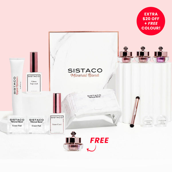 Sistaco™ Mineral Bond Nail Set (EXTRA $20 OFF + FREE COLOUR!)
