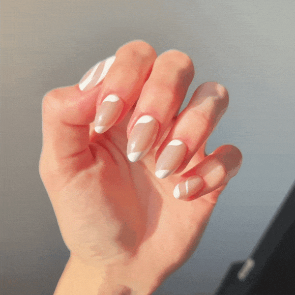 Silken Cats Eye - Almond Sustainable Nails - Pre order