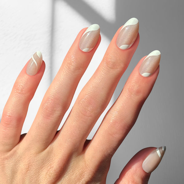 Silken Cats Eye - Almond Sustainable Nails - Pre order