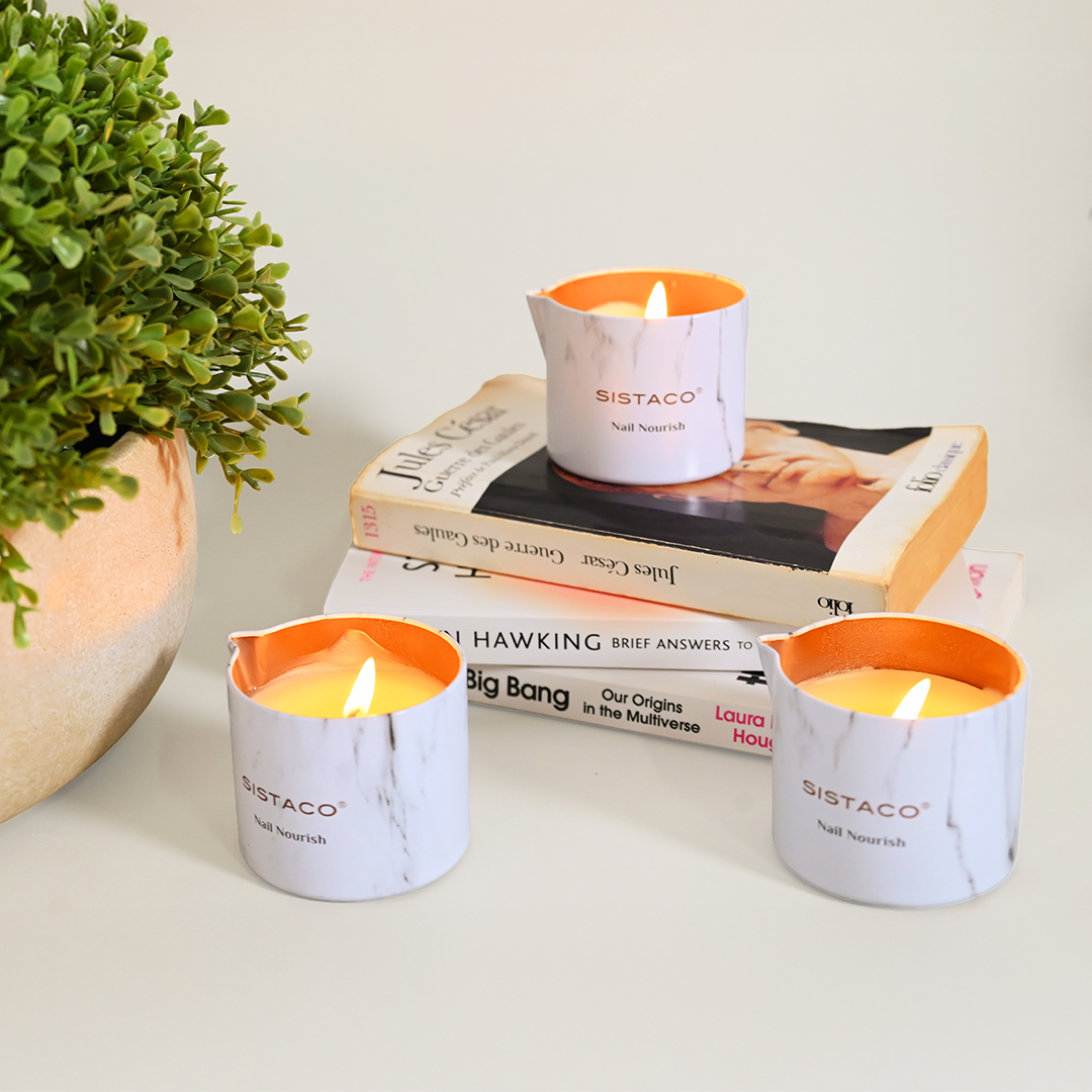 Nail Nourish Candle - Geranium + Sweet Orange