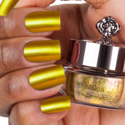 A bright gold shade with shimmer