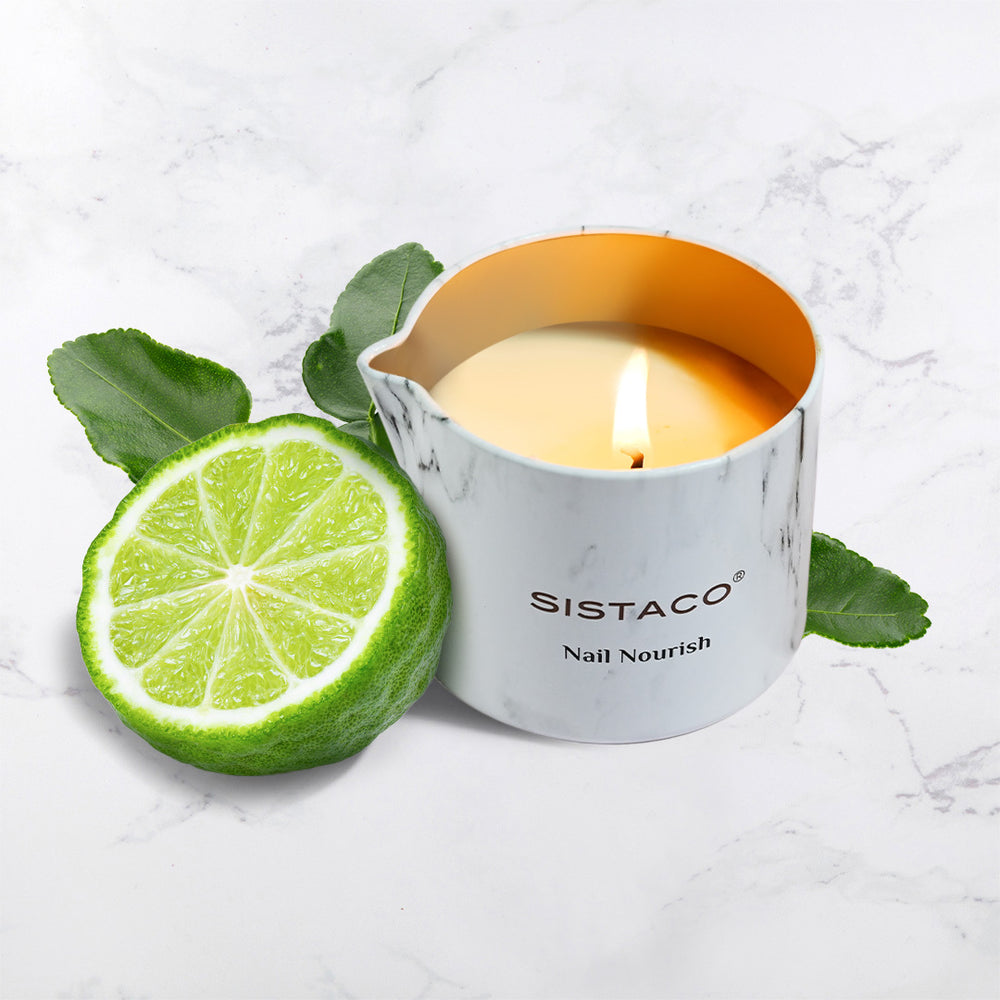 Nail Nourish Candle - Geranium + Sweet Orange