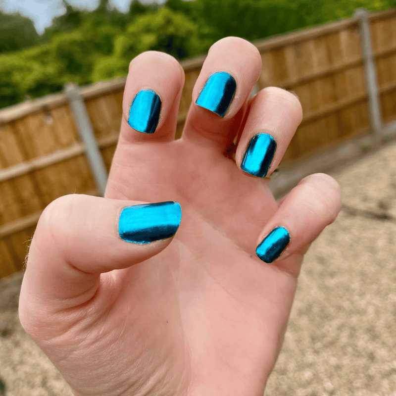 Teal - Metallic Nail Powder