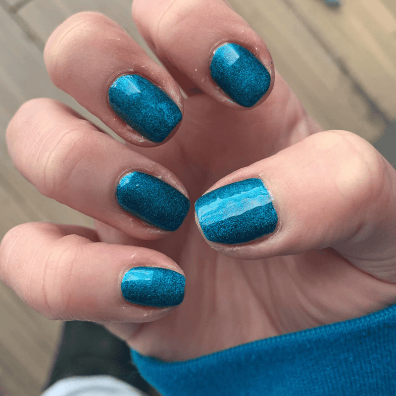 Teal - Metallic Nail Powder