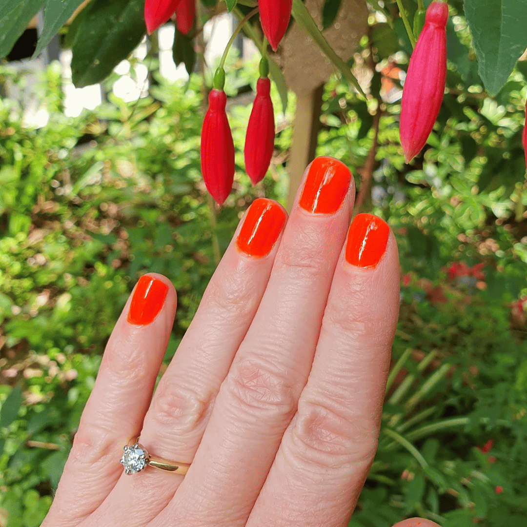 Vibrant Orange  - Matte Neon Nail Powder