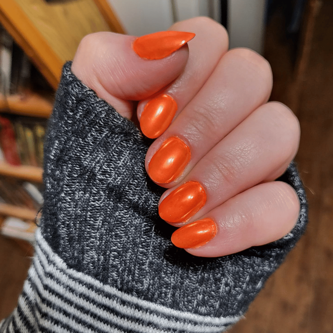 Vibrant Orange  - Matte Neon Nail Powder