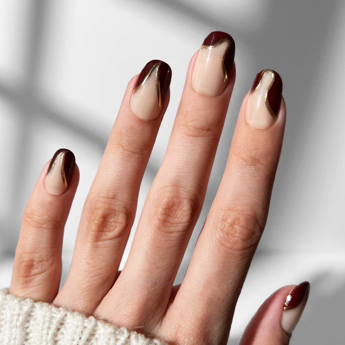 Velour Nights - Oval Sustainable Nails - Pre order