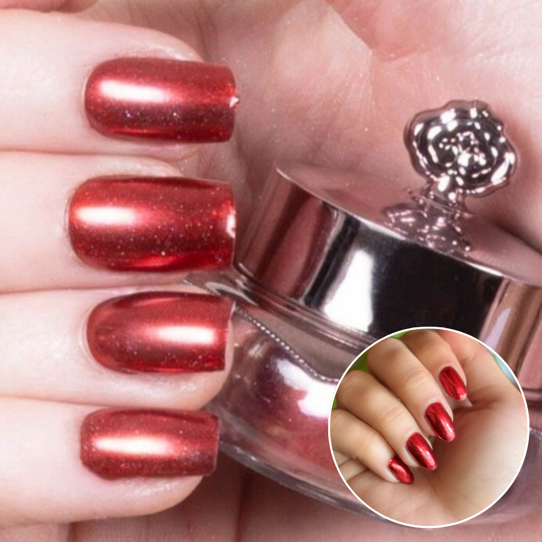 Ruby - Metallic Nail Powder