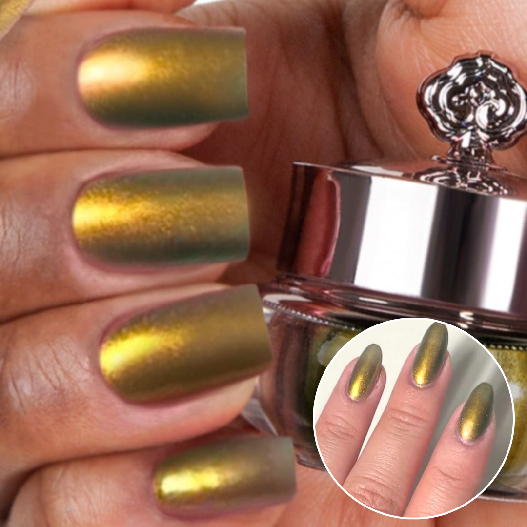 Golden - Shade Shift Metallic Nail Powder