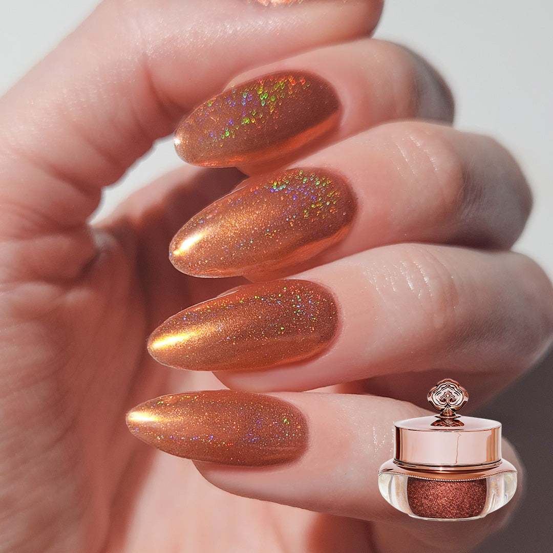Auburn - Holographic Nail Powder