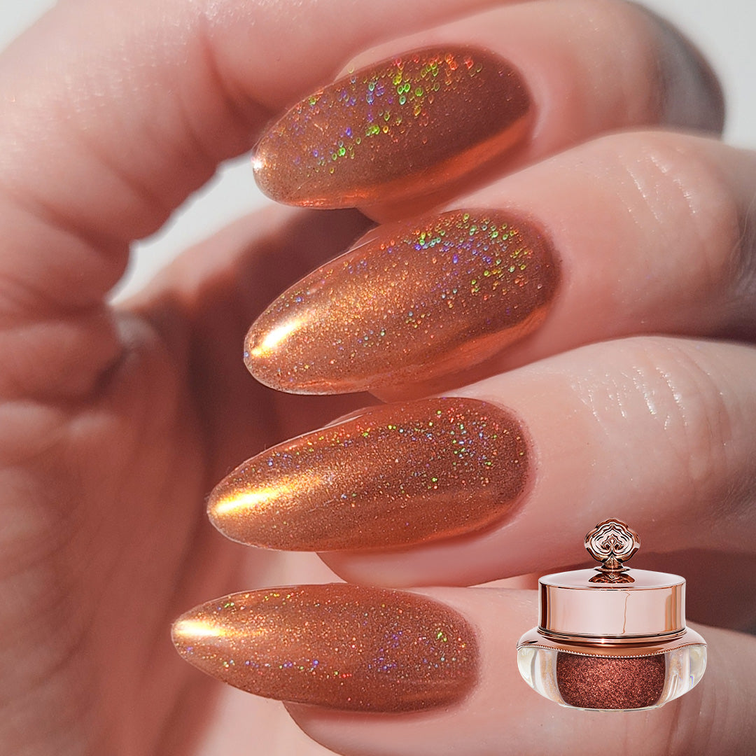 Auburn - Holographic Nail Powder