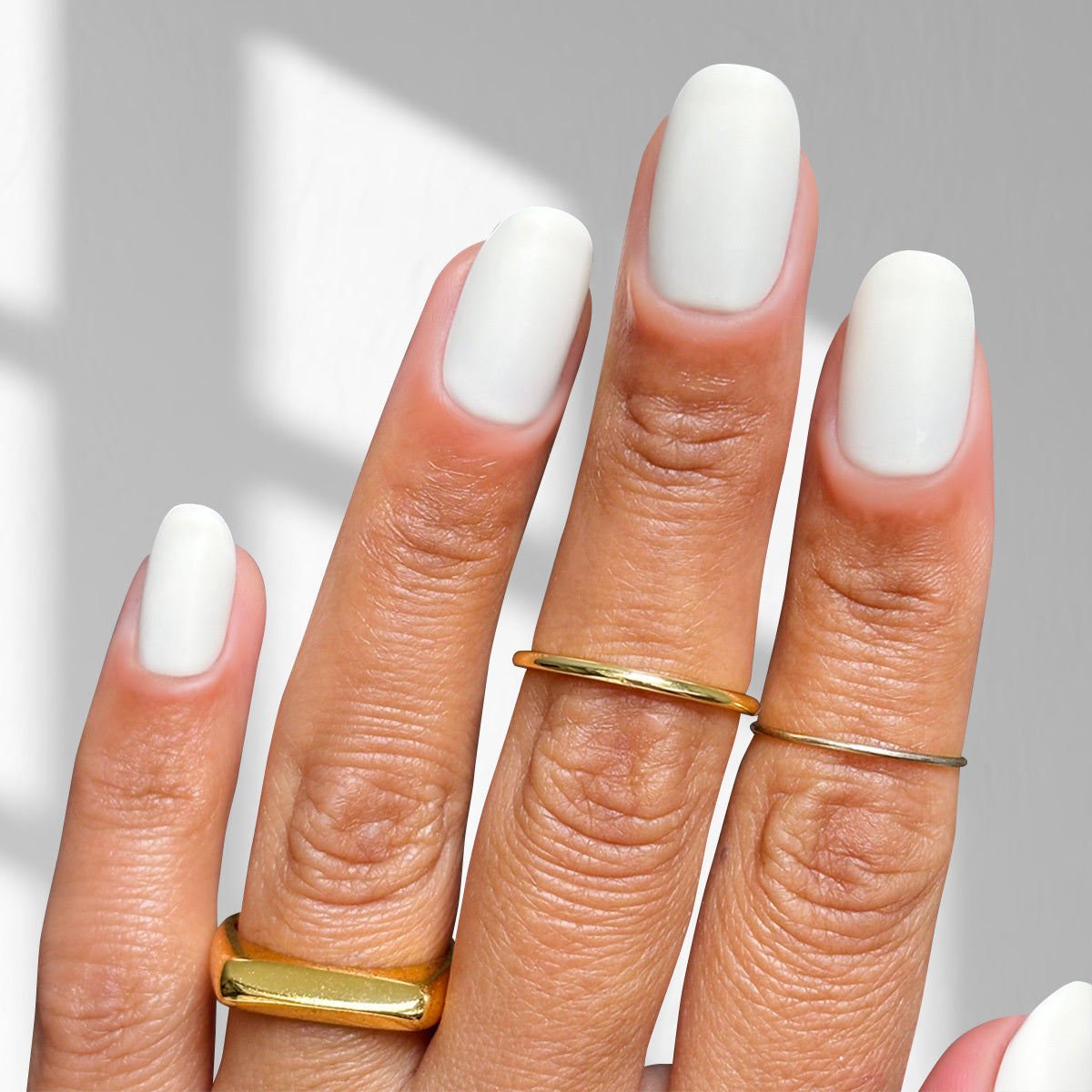 Cream - Oval - Sustainable Nails