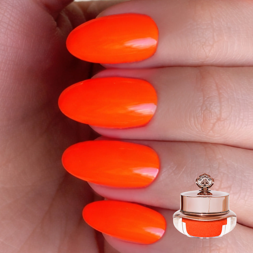Vibrant Orange  - Matte Neon Nail Powder