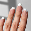 Bridal Halo - Oval Sustainable Nails