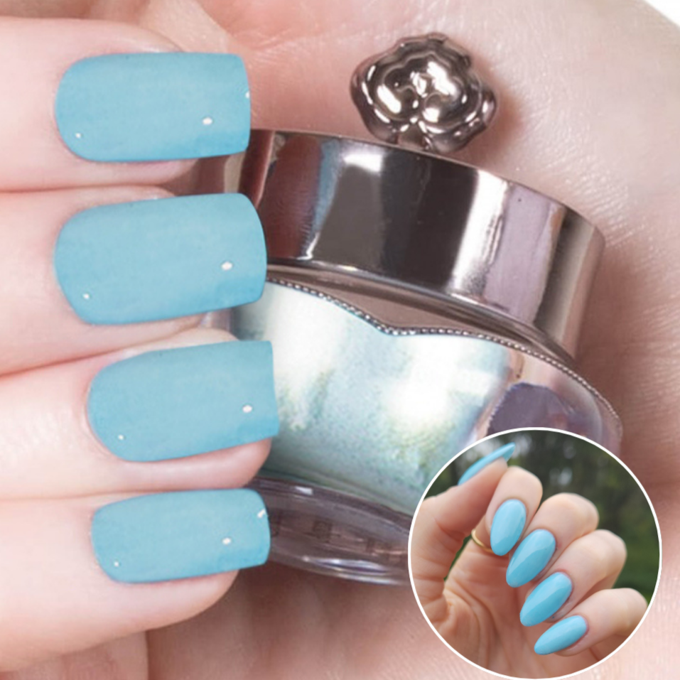 Dusty Blue - Matte Nail Powder