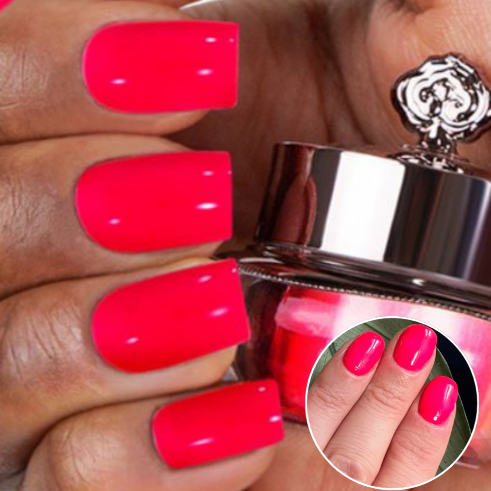 Hot Pink - Matte Nail Powder