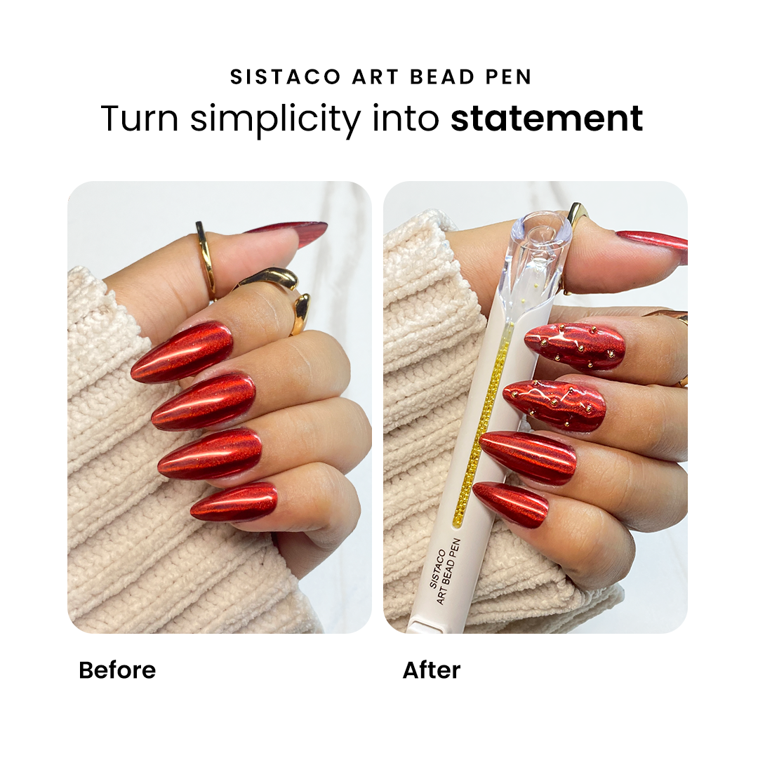 Art Bead Pen - Gold
