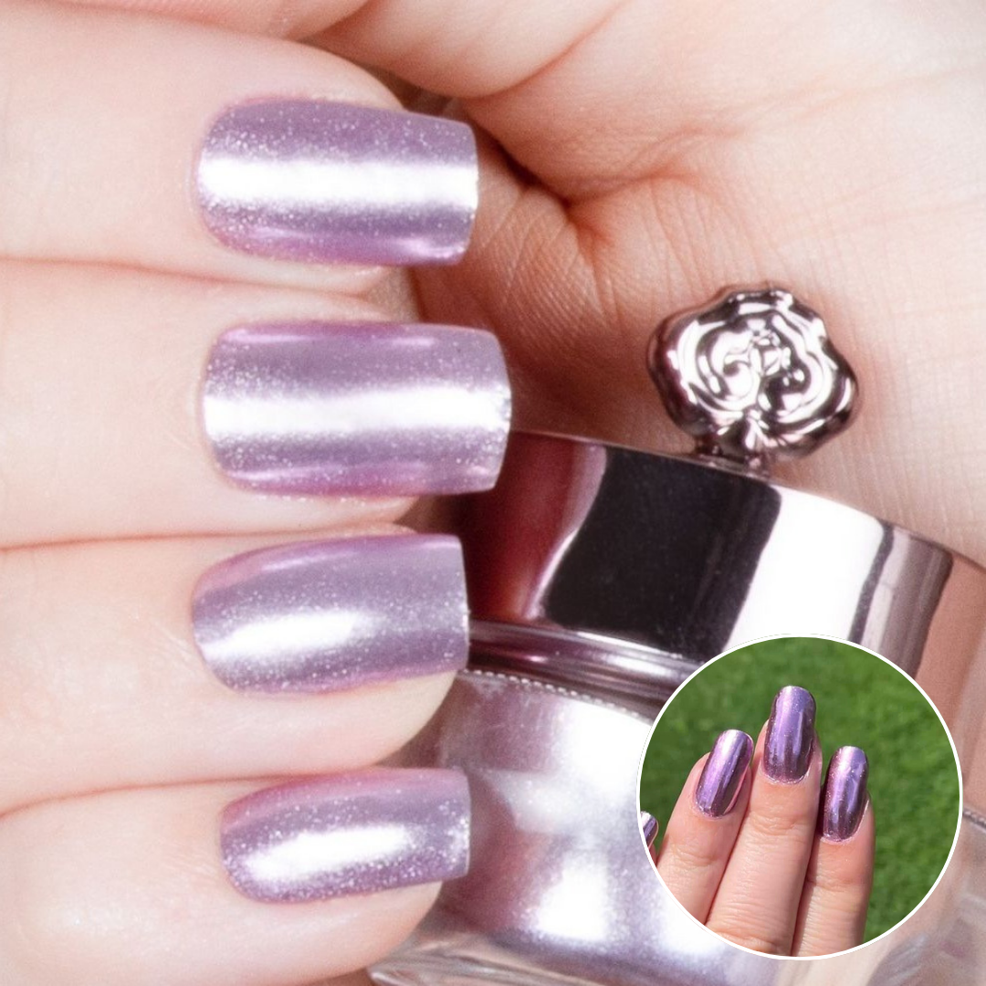 Periwinkle - Metallic Nail Powder- Shipping Jan 8th