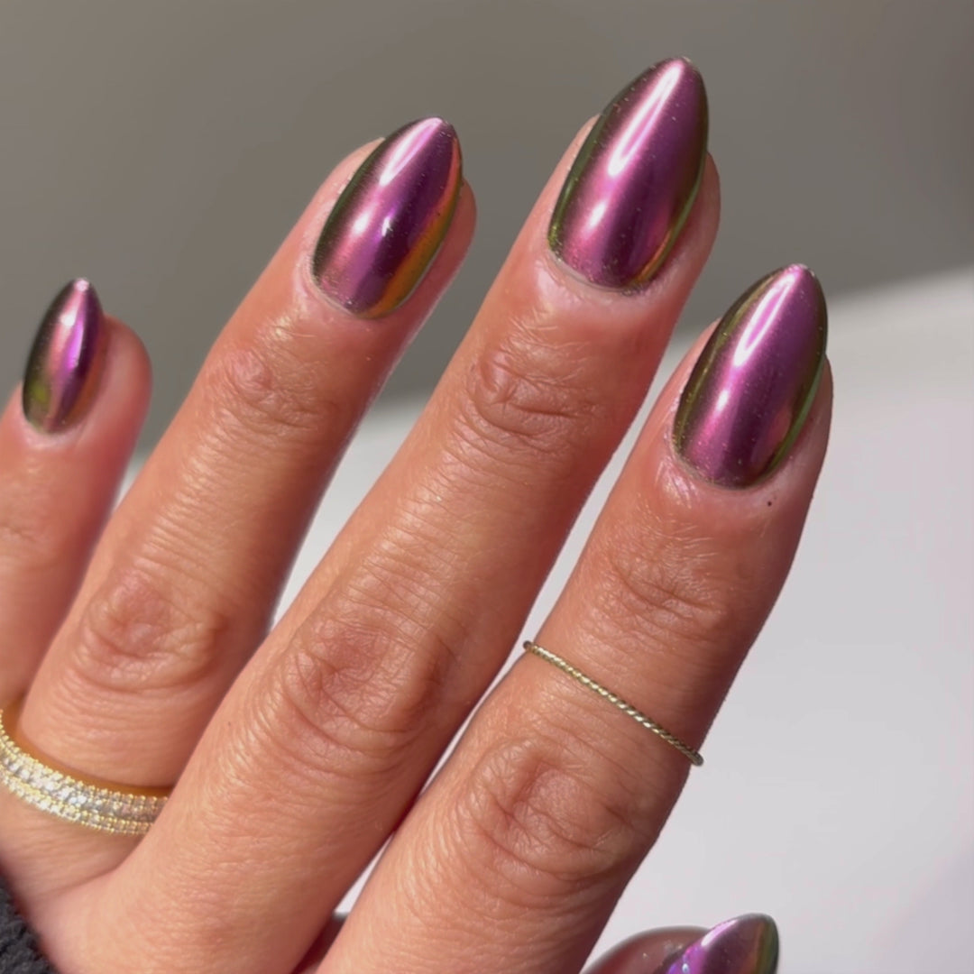 Dark Purple Prism - Holographic Nail Powder
