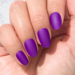 Sustainable Nails  - Purple Haze - Oval