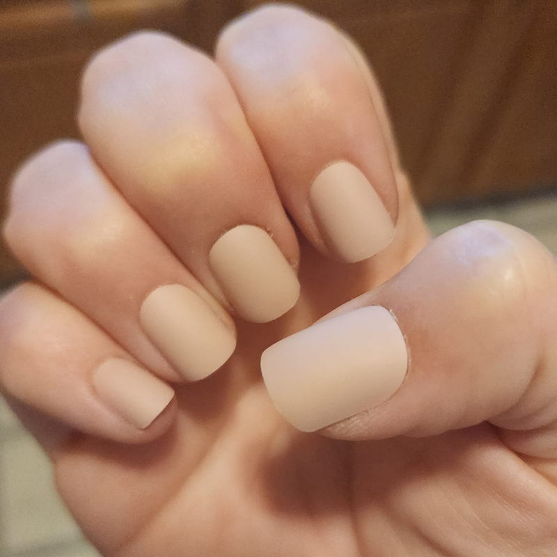 Salmon - Square Sustainable Nails