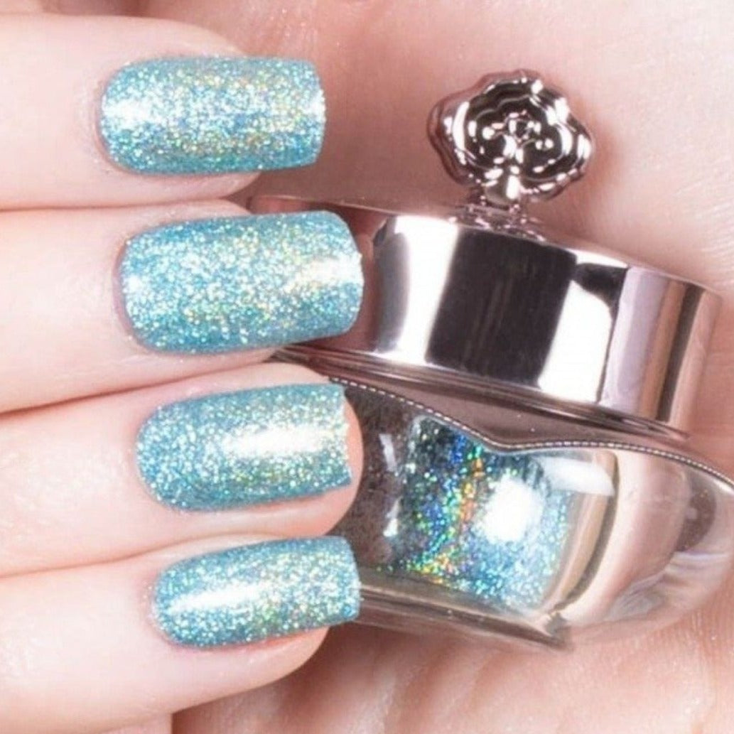 Turquoise - Holographic Nail Powder